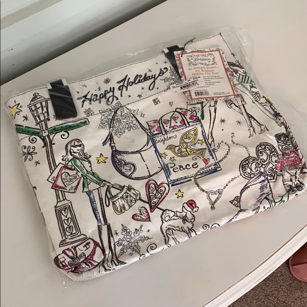 Brighton beautiful NEW Holiday City Tote&Cosmetic